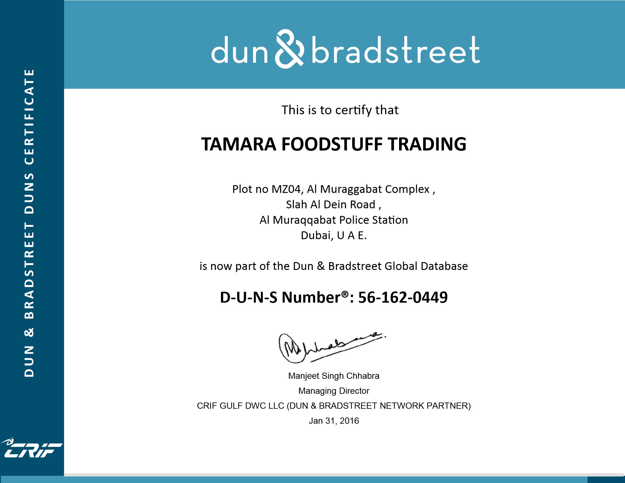 D&B Registered